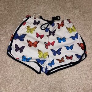 Colorful butterfly shorts! 🦋